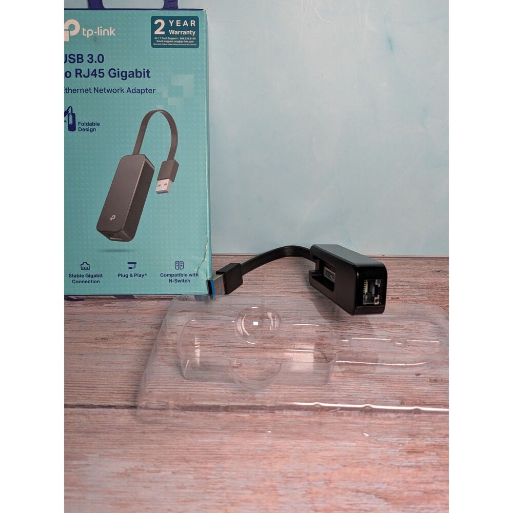 TP-Link USB 3.0 to RJ45 Gigabit Ethernet Network Adapter (UE306) - Open Box